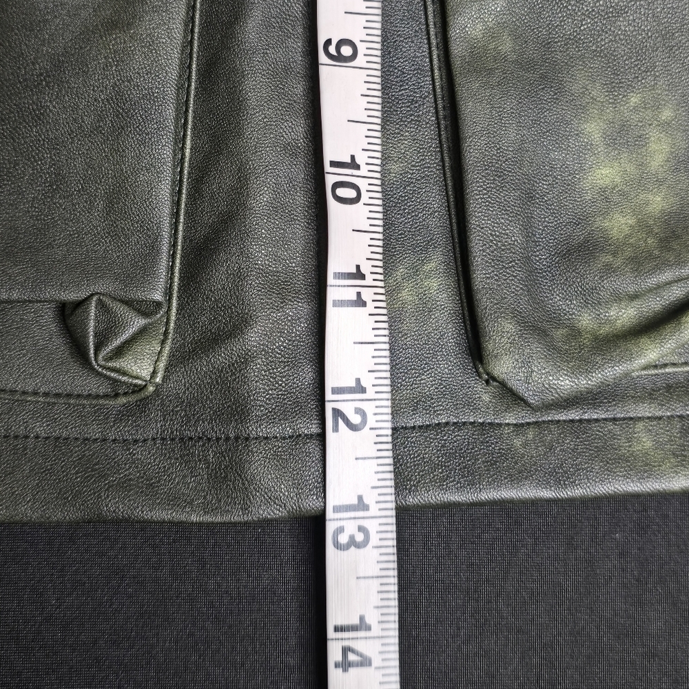 Phoebe Faux Leather Cargo Skirt - Picture 12 of 14